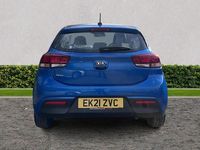 Used Kia Rio 2021 Blue Hatchback