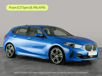 Used BMW 118 M Sport 136 HP (100 kW) 2022 Blue Hatchback
