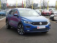 Used VW T-Roc R-line 113 HP (83 kW) 2019 Blue SUV