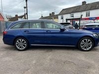 Used Mercedes C220 170 HP (125 kW) 2017 Blue Estate