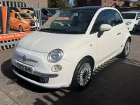 Used Fiat 500 Lounge 69 HP (50 kW) 2012 White Hatchback