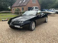 Used Alfa Romeo Spider 218 HP (160 kW) 2003 Black Cabriolet
