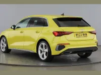 Używany Audi A3 S-Line 150 KM (110 kW) 2022 Żółty Sedan/Limuzyna