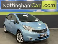 Used Nissan Note Acenta 98 HP (72 kW) 2014 Blue Hatchback