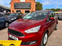 Begagnad Ford C-MAX Zetec 125 HK (91 kW) 2015 Röd Minibuss
