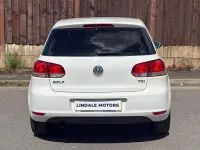 Used VW Golf VI Match 105 HP (77 kW) 2011 White Hatchback