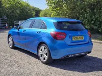 Begagnad Mercedes A180 2016 Blå Halvkombi