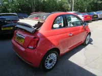 Used Fiat 500 Lounge 2015 Pink Cabriolet