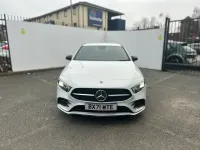 Used Mercedes A250 AMG line 218 HP (160 kW) 2022 White Hatchback