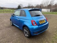 Used Fiat 500 S 69 HP (50 kW) 2016 Blue Hatchback