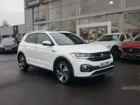 Used VW T-Cross R-line 110 HP (80 kW) 2021 White SUV