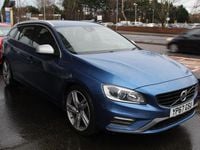 Used Volvo V60 R-Design 190 HP (139 kW) 2017 Blue Estate