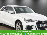 Used Audi A3 e-tron S-Line 2021 White Hatchback