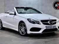 Used Mercedes E350 AMG line 2015 White Cabriolet