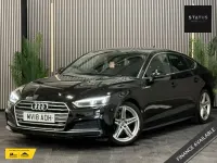 Usado Audi A5 Sportback S-Line 190 CV (139 kW) 2018 Negro Utilitario