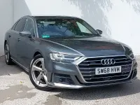 Used Audi A8 S-Line 286 HP (210 kW) 2018 Grey Sedan