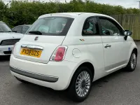 Used Fiat 500 Pop 69 HP (50 kW) 2008 White Hatchback