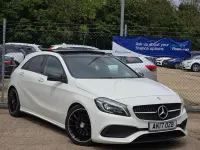 Used Mercedes A220 AMG line 2017 White Hatchback