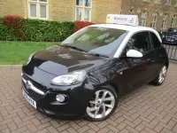 Used Vauxhall Adam Slam 100 HP (73 kW) 2016 Black white Hatchback
