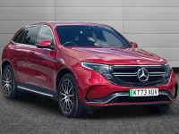 Used Mercedes EQC400 AMG line 300 kW (408 HP) 2023 Red SUV