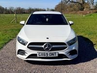 Used Mercedes A180 AMG line 136 HP (100 kW) 2019 White Hatchback