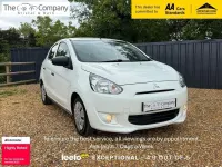 Used Mitsubishi Mirage 71 HP (52 kW) 2014 White Hatchback