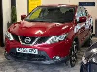 Used Nissan Qashqai N-TEC 110 HP (80 kW) 2016 Red SUV