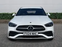 Used Mercedes C200 AMG line 2024 White Estate