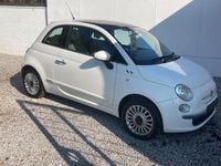 Used Fiat 500 Lounge 2009 White Cabriolet