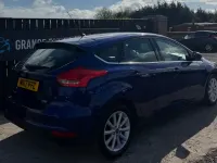 Used Ford Focus Titanium 2017 Blue Hatchback