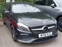 Used Mercedes A180 AMG Line Premium Plus 109 HP (80 kW) 2016 Black Hatchback