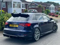 Used Audi S3 Sportback Advanced 2019 Blue Hatchback