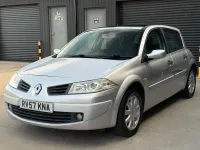 Used Renault Mégane II Dynamique 112 HP (82 kW) 2007 Silver Hatchback