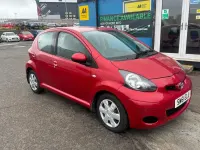 Used Toyota Aygo 68 HP (50 kW) 2011 Red Hatchback