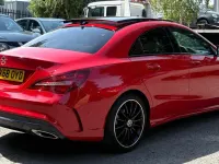 Used Mercedes CLA220 AMG line 2018 Red Coupe