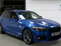 Used BMW 118 M Sport 148 HP (108 kW) 2017 Blue Hatchback