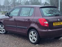 Used Skoda Fabia 2009 Maroon Hatchback