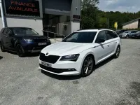 Used Skoda Superb SportLine 190 HP (139 kW) 2016 White Estate