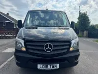Used Mercedes Sprinter 112 HP (82 kW) 2018 Black Van