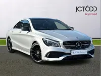 Used Mercedes CLA220 AMG line 168 HP (123 kW) 2019 Silver Coupe