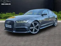 Usado Audi A6 Black Edition 190 HP (139 kW) 2015 Cinzento Sedan