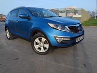 Begagnad Kia Sportage 115 HK (84 kW) 2013 Blå SUV
