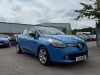 Used Renault Clio Dynamique 90 HP (66 kW) 2014 Blue Hatchback