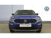 Used VW T-Roc Design 115 HP (84 kW) 2018 Blue SUV