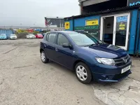 Used Dacia Sandero Ambiance 75 HP (55 kW) 2016 Blue Hatchback