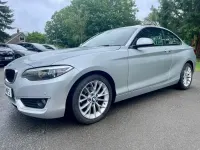 Used BMW 218 Advantage 136 HP (100 kW) 2015 Silver Coupe