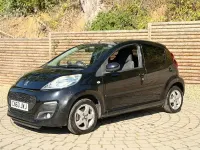 Used Peugeot 107 Allure 68 HP (50 kW) 2013 Black Hatchback