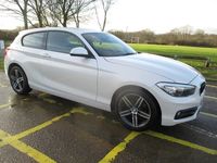 Used BMW 116 Sport Line 2017 White Hatchback