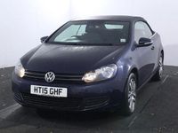 Used VW Golf Cabriolet SE 122 HP (89 kW) 2015 Blue Cabriolet