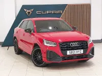 Used Audi Q2 Black Edition 110 HP (80 kW) 2021 Red SUV